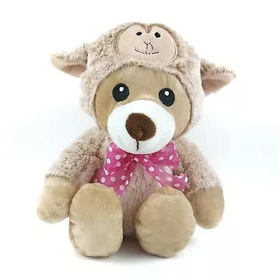 Puppy Dog Plush 13  Dan Dee Monkey Costume Stuffed Animal Soft Toy Tan Brown  • $7.49