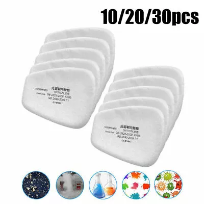 10-30 Pieces 5N11 Filter Respirator Mask Cotton For Gas Mask 6200/6800 New DE • $10.79