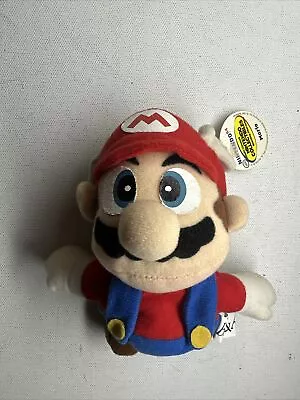 1997 BD&A Nintendo 64 Super Mario Bros N64 Flying Cap Mario Beanie Plush W/ Tags • $34.99