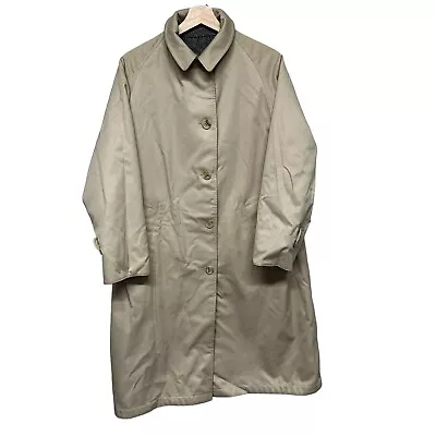 Burberry Runway Reversible Wool Trench Coat Men’s (see Measurements) • $425