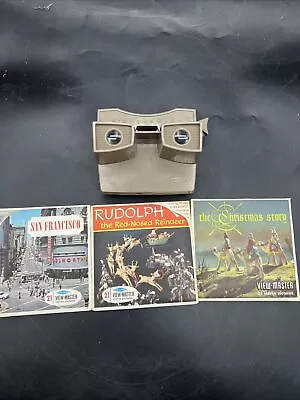 View-Master RUDOLPH THE RED-NOSED REINDEER San Francisco Christmas Story Lot • $20.25