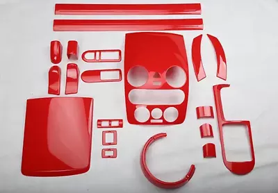 20PCS Red ABS Car Interior Kit Cover Trim For Volkswagen Beetle 2003-2011 • $497.96