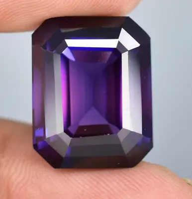 Natural Purple Blue Montana Sapphire 28.50 Ct FLAWLESS Gemstone (GIT) Certified • $46.39