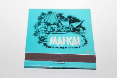  Vintage Matchbook Cover Makai Tiki Hawaiian Theme Polynesian Restaurant  • $9