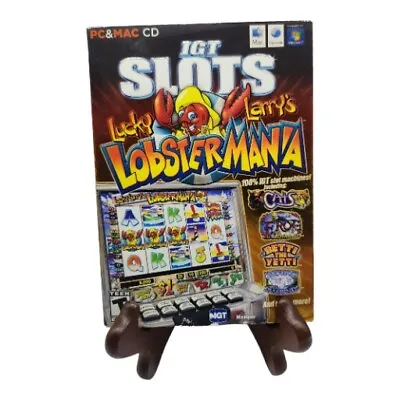 IGT Slots: Lucky Larry's Lobstermania (DVD PC CD-Rom Game 2011) Factory Sealed • $9.34
