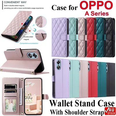 Fr Oppo A15 A16 A55 A53S A74 A93S 5G Shockproof Flip Wallet Case Card Slot Cover • $14.29