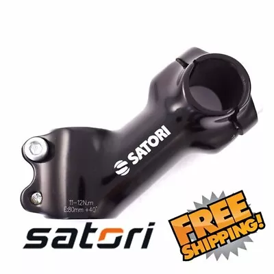SATORI Angle 40 25.4 X 80mm Alloy MTB Bike Stem - Black • $21.90