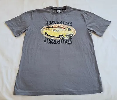 Holden EK Ute Australian Workhorse Mens Grey Printed Short Sleeve T Shirt Size S • $19.99