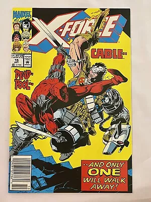 X-Force #15: Marvel Comics …VF To Near Mint…Deadpool & Cable Cover  Newsstand • $6.95