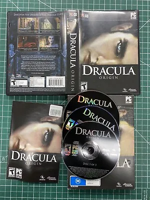 Dracula Origin By Adventure Company Boxed Game PC CD-ROM 2009 • $20