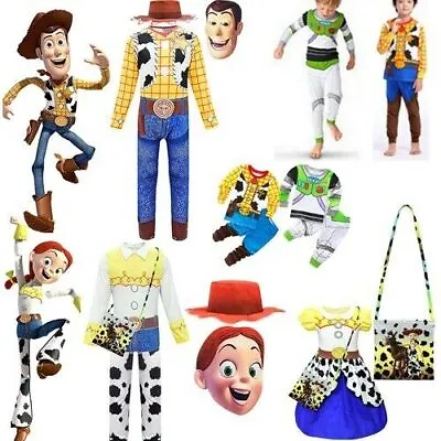 £13.89 • Buy Adults Toy Story Woody Jessie Buzz Lightyear Kids Fancy Sets Cosplay Costume