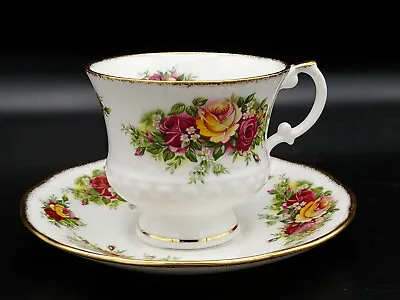 Vintage Elizabethan Staffordshire Bone China English Garden Tea Cup & Saucer Set • $14