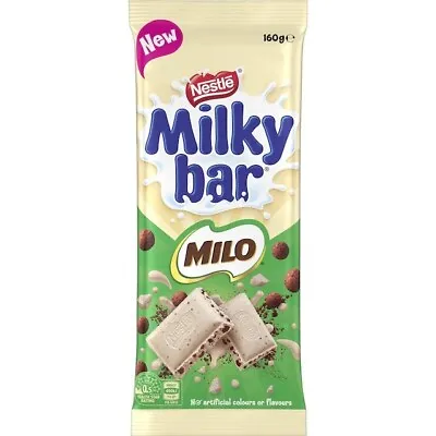 Nestle Milkybar Milo Chocolate Block 160g Australia Gift - *Australian Import* • £5.99