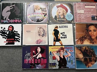 Madonna Lot 11 Rare CD Singles Import Borderline Express Yourself Bye Bye Baby • $129.99