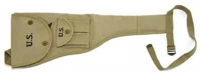 US WW2 M1 Carbine Canvas Paratrooper Jump Case - Magazine Pouch Marked SEMS 1942 • $29.76