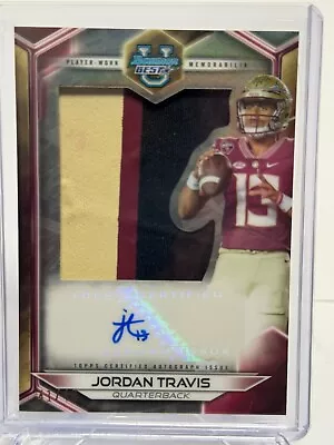 2023 Bowman U Best Football Jordan Travis RPA Honor Role 3 Color  #41/49 - FSU • $0.99