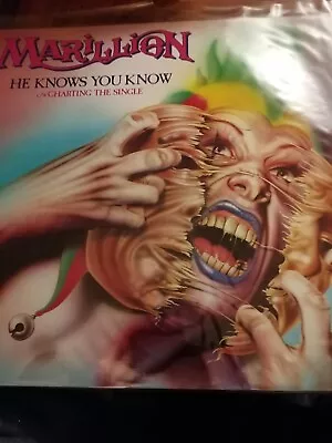 Marillion 12 Inch Single Vinyl He Knows You Know • £10