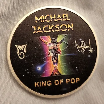 Michael Jackson Elvis Gold Silver Coin Music Record Autograph Legend Mega Star • $0.01