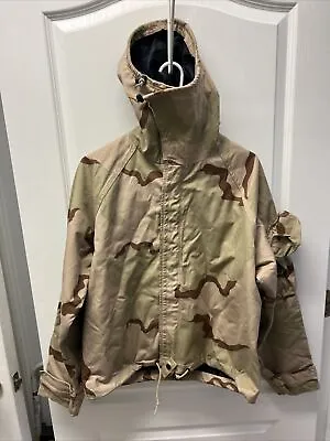 Military Chemical Jacket Overgarment NFR Class 2 Desert Camo Small S Camouflage • $39