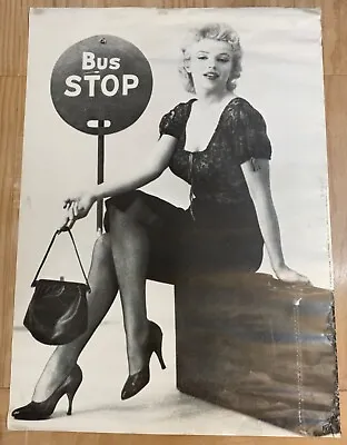 Marilyn Monroe Bus Stop Poster Original 70s French Delta Productions 89x64cm • £24.99