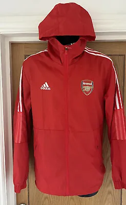 £45 • Buy New Arsenal Adidas Red Windbreaker Wind Cheater Jacket Red Size Large