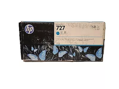 HP 727 300-ml Cyan DesignJet Ink Cartridge F9J76A Genuine New Sealed 9/2020 • $39.99