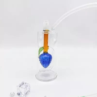 4  Mini Glass Bong Pyrex Hookah Water Pipe Shisha Smoking Bubbler+Tube & Bowl • $14.24