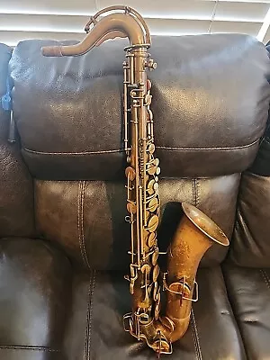 1928 Buescher Tenor True Tone Low Pitch Saxophone Brass No Dents Or Dings Extras • $157.50