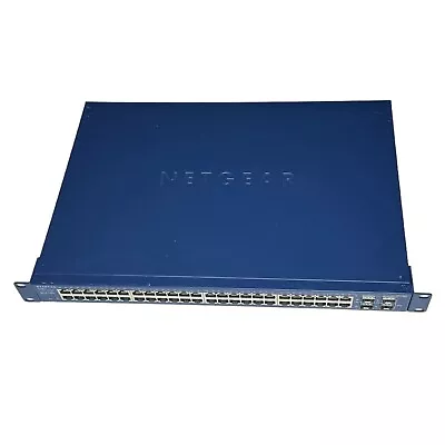 Netgear ProSafe GS748T V3 48-Port 4xSFP Gigabit Ethernet Smart Switch  • $42.50