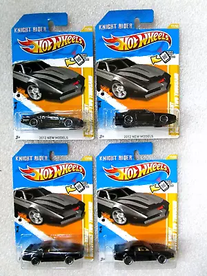 Lot 4 Hot Wheels 2012 KITT Knight  Industries Two Thousand Knight Rider TV Show • $25