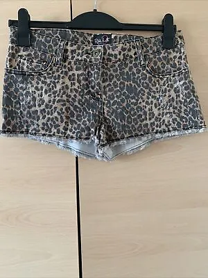 £15 • Buy Lipsy Pixie Lott Womens Leopard Print Hotpant Shorts Size 10