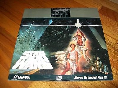 STAR WARS: A NEW HOPE 2-Laserdisc LD SET WIDESCREEN FORMAT VERY GOOD MITSUBISHI • $29.99