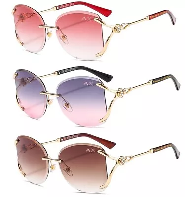  Ladies Women's Sunglasses Designer Oversized Retro Vintage Large Fashion Shades • £3.92