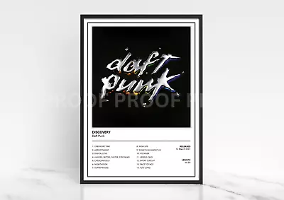 Daft Punk Discovery Album Single Cover Poster / Music Christmas Gift • £7.20