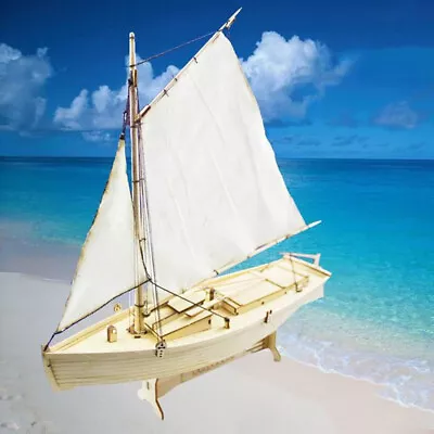 1:30 Filette Wooden Sailing Boat Model DIY Kit Ship Assembly Decoration Gi_go • $7.81