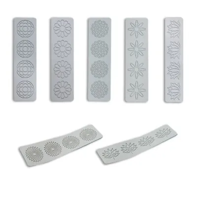 Flower Cookie Cutters Biscuit Moulds Icing Embossing Decorating Cutter Cake Tool • £5.66