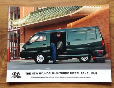 Hyundai H100 Diesel Van  Promotional Advert Real Photo. Free UK Postage • $4.30