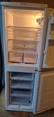 £48 • Buy Hotpoint Fridge Freezer ~ White Freestanding