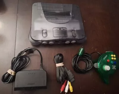 Nintendo 64 Smoke Grey Console • $140