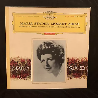 MOZART Arias - MARIA STADER Paumgartner - DGG TULIP LP RED STEREO 1962 • $25