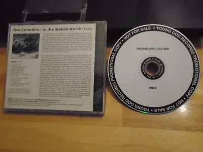 RARE ADVANCE PROMO Lisa Germano CD In The Maybe World Swans SMITHS Johnny Marr ! • $8