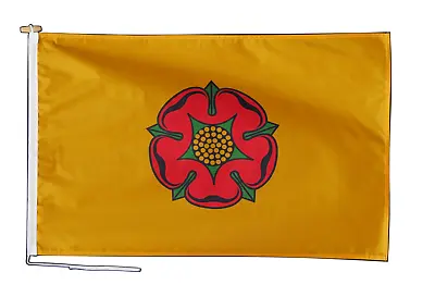 Lancashire Flag 3'x2' (90cm X 60cm) With Rope And Toggle - ONE ONLY • £19.95