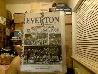 £1.75 • Buy EVERTON Vs Man Utd - F.A. Cup Final 1995 ( VHS TO DVD Transfer )