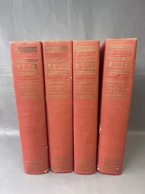 Vintage Books R E Lee A Biography By Douglas Southall Freeman 4-Volume Set 1934 • $99.99