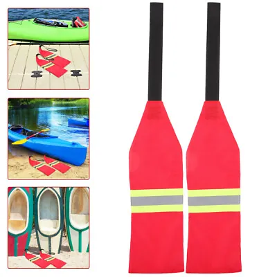  2Pcs Kayak Reflective Flags Kayak Sups Flags Kayak Towing Flags Trailer Safe • £12.25