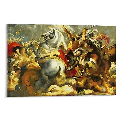 Victory And Death Canvas Poster Framed Family Decor Gift Bedroom Decor • $15