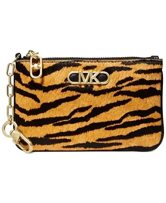 Michael Michael Kors Tiger Print Calf Cair Leather SM Key Card Holder MSRP 178$ • $29.60