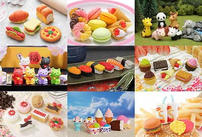 £9.88 • Buy Iwako Japanese Erasers Value Sets (Animals, Cake, Sweets, Sushi, Food, Etc)