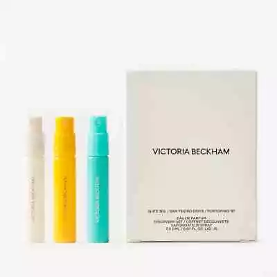 Victoria Beckham 3 Fragrance Samples: Portofino '97 Suite 302 San Ysidro Drive • $39.95