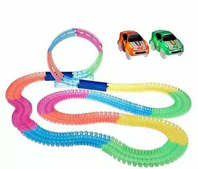 Neon Glow Twister Tracks Sports Car Series 360 Led 2 Vehicles • $39.99